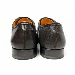 Bally | Shoes | Bally Dark Rich Brown Saele Grained Texture  display picture 3